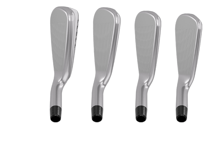 HEAD SIZE AND OFFSET on Each Iron

